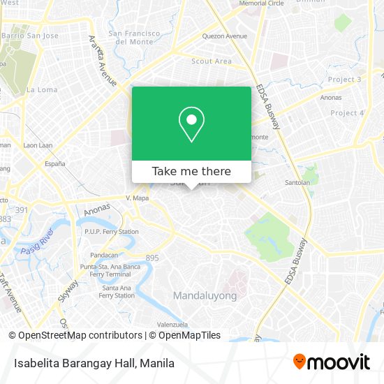 Isabelita Barangay Hall map