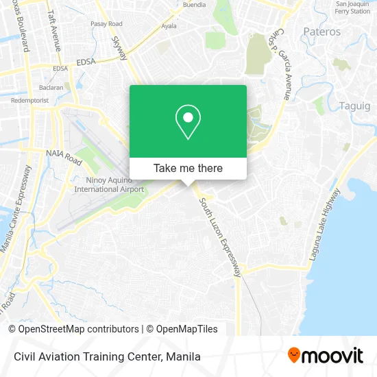 Civil Aviation Training Center map