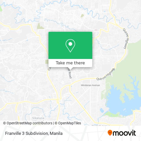 Franville 3 Subdivision map