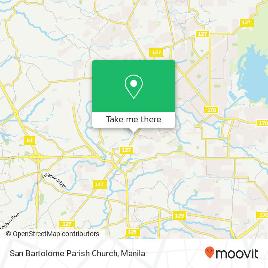 San Bartolome Parish Church map