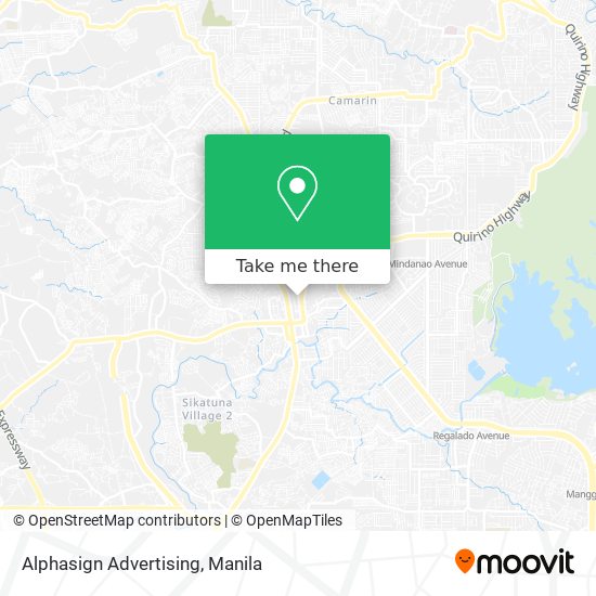 Alphasign Advertising map