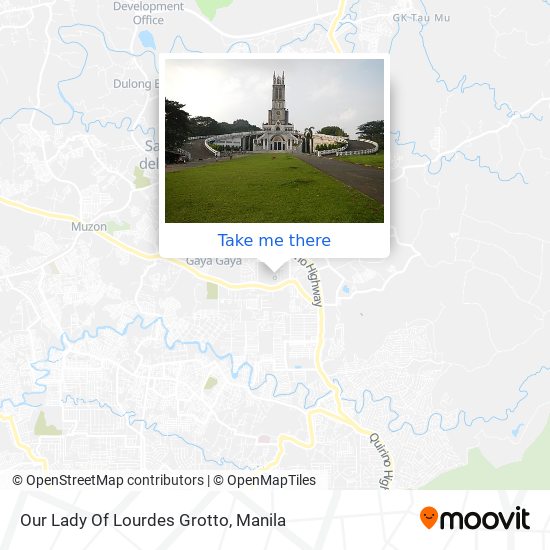 Our Lady Of Lourdes Grotto map