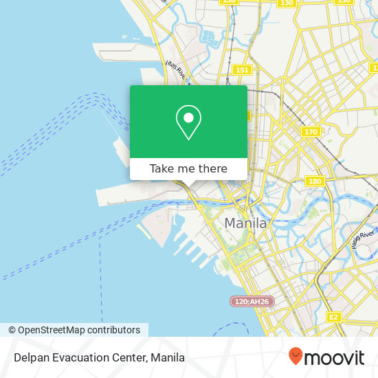 Delpan Evacuation Center map