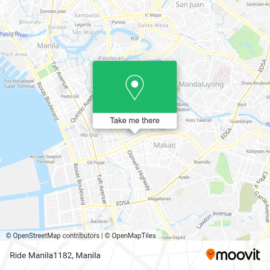 Ride Manila1182 map