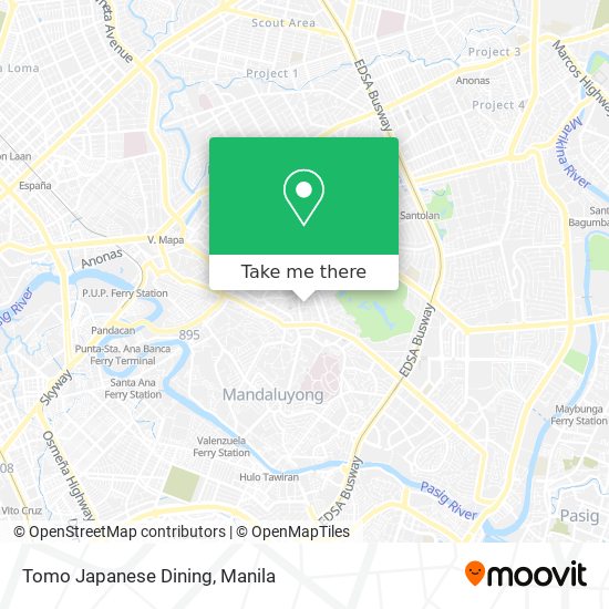 Tomo Japanese Dining map