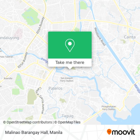 Malinao Barangay Hall map