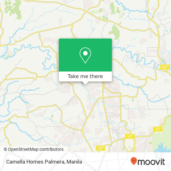 Camella Homes Palmera map