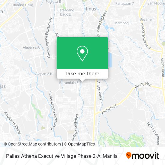 Pallas Athena Executive Village Phase 2-A map