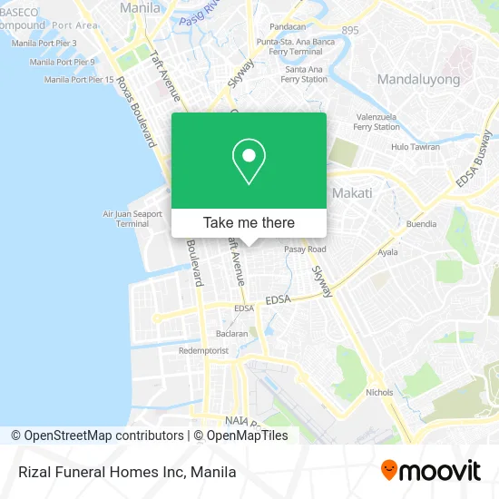 Rizal Funeral Homes Inc map
