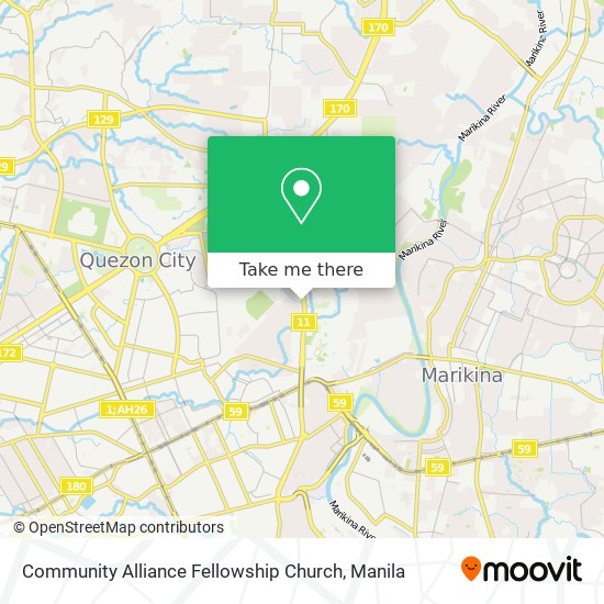 Community Alliance Fellowship Church map