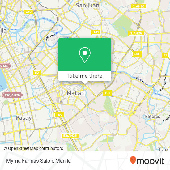 Myrna Fariñas Salon map