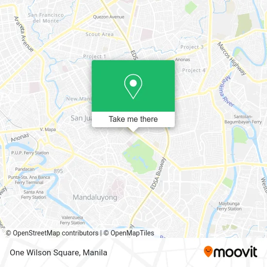 One Wilson Square map