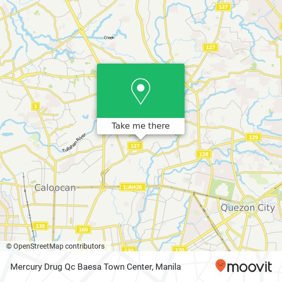 Mercury Drug Qc Baesa Town Center map
