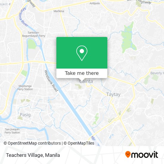 Teachers Village map