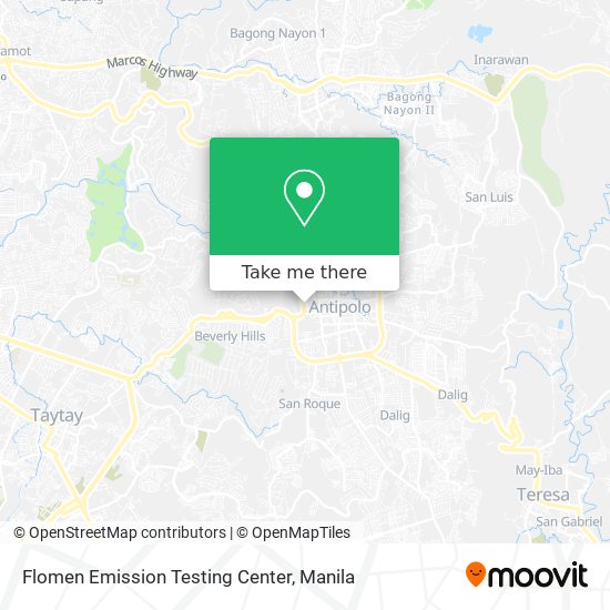 Flomen Emission Testing Center map