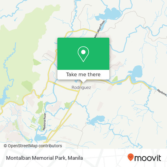 Montalban Memorial Park map