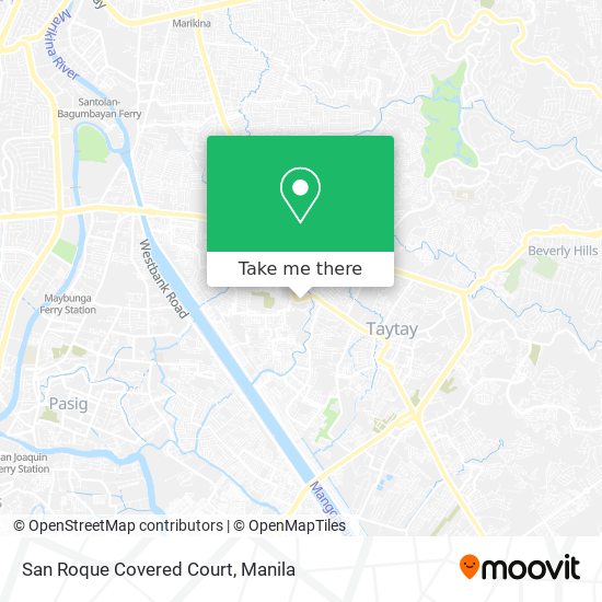 San Roque Covered Court map