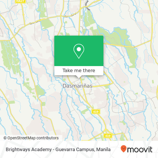Brightways Academy - Guevarra Campus map