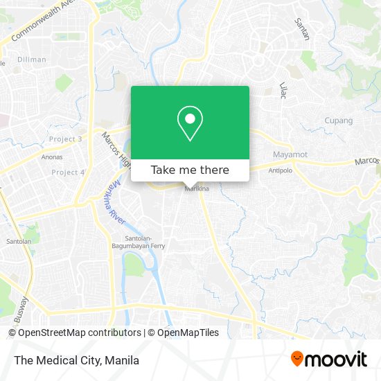 The Medical City map