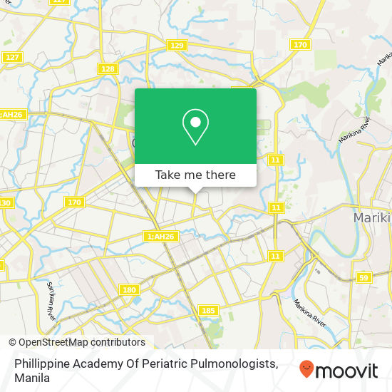 Phillippine Academy Of Periatric Pulmonologists map