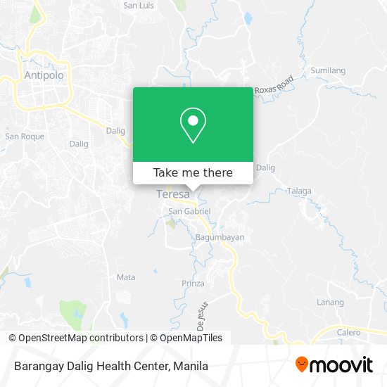 Barangay Dalig Health Center map