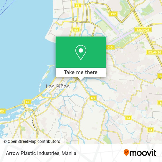 Arrow Plastic Industries map