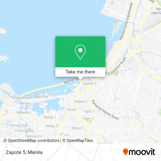 Zapote 5 map