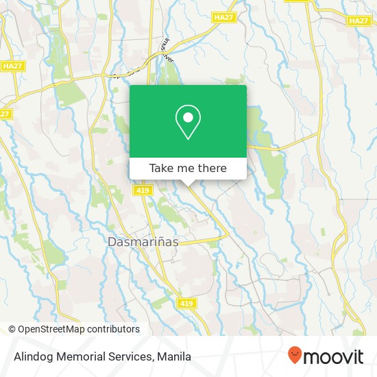 Alindog Memorial Services map