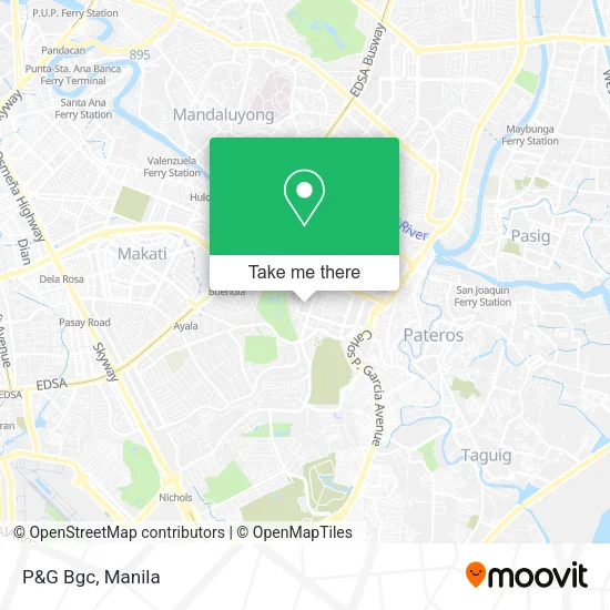 P&G Bgc map