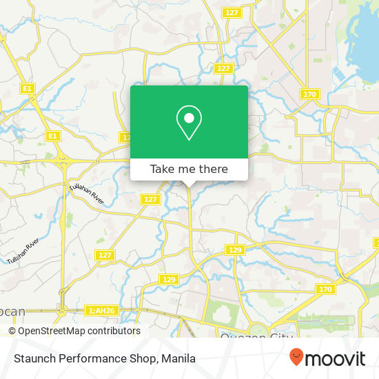 Staunch Performance Shop map