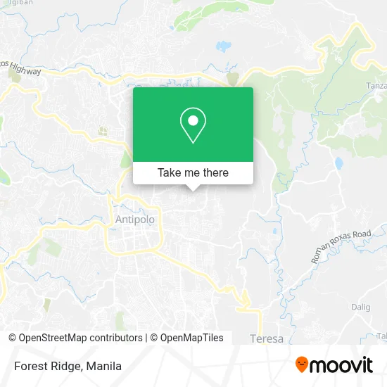 Forest Ridge map