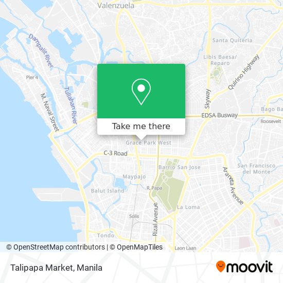 Talipapa Market map