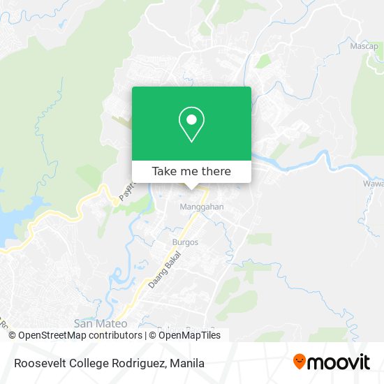Roosevelt College Rodriguez map