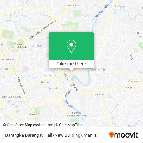Barangka Barangay Hall (New Building) map