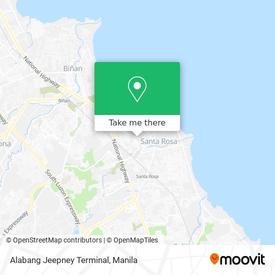 Alabang Jeepney Terminal map