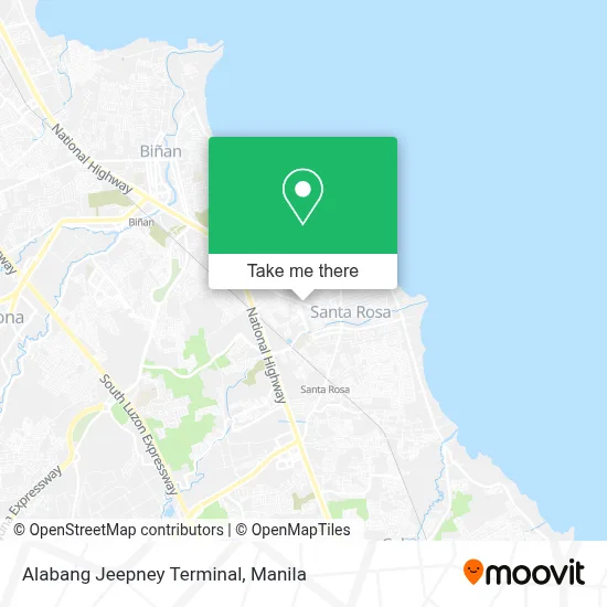 Alabang Jeepney Terminal map