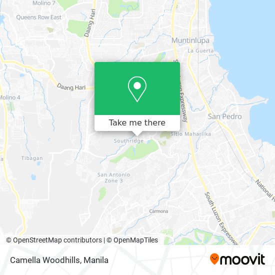 Camella Woodhills map