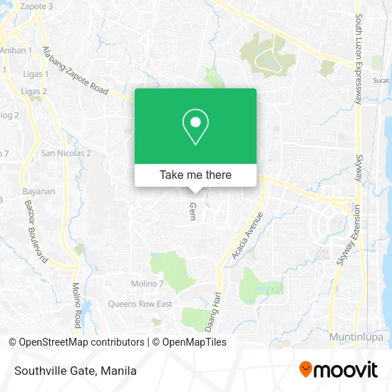 Southville Gate map