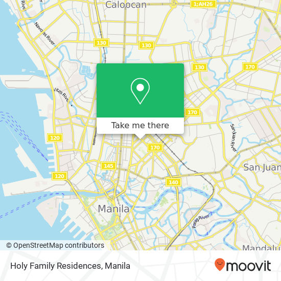 Holy Family Residences map