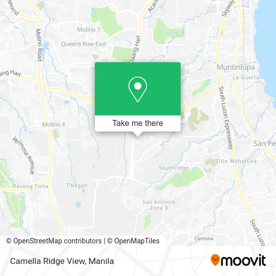 Camella Ridge View map
