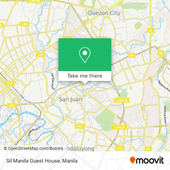 Sil Manila Guest House map