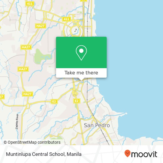 Muntinlupa Central School map