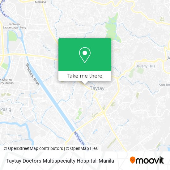 Taytay Doctors Multispecialty Hospital map