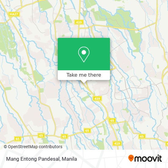 Mang Entong Pandesal map