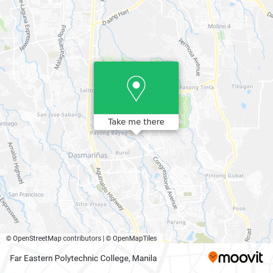 Far Eastern Polytechnic College map