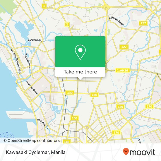 Kawasaki Cyclemar map