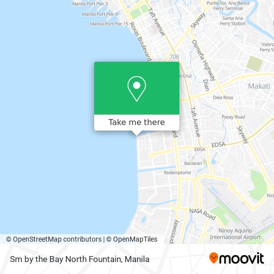 Sm by the Bay North Fountain map