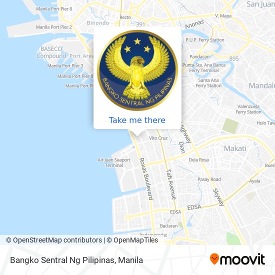Bangko Sentral Ng Pilipinas map