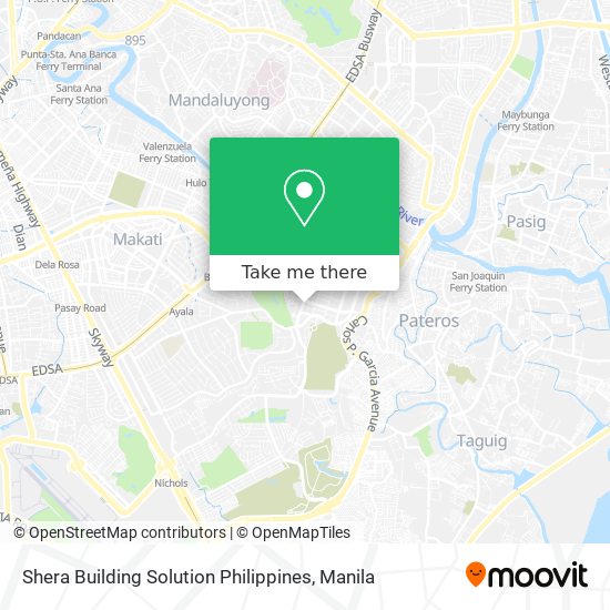 Shera Building Solution Philippines map