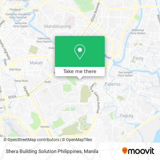 Shera Building Solution Philippines map
